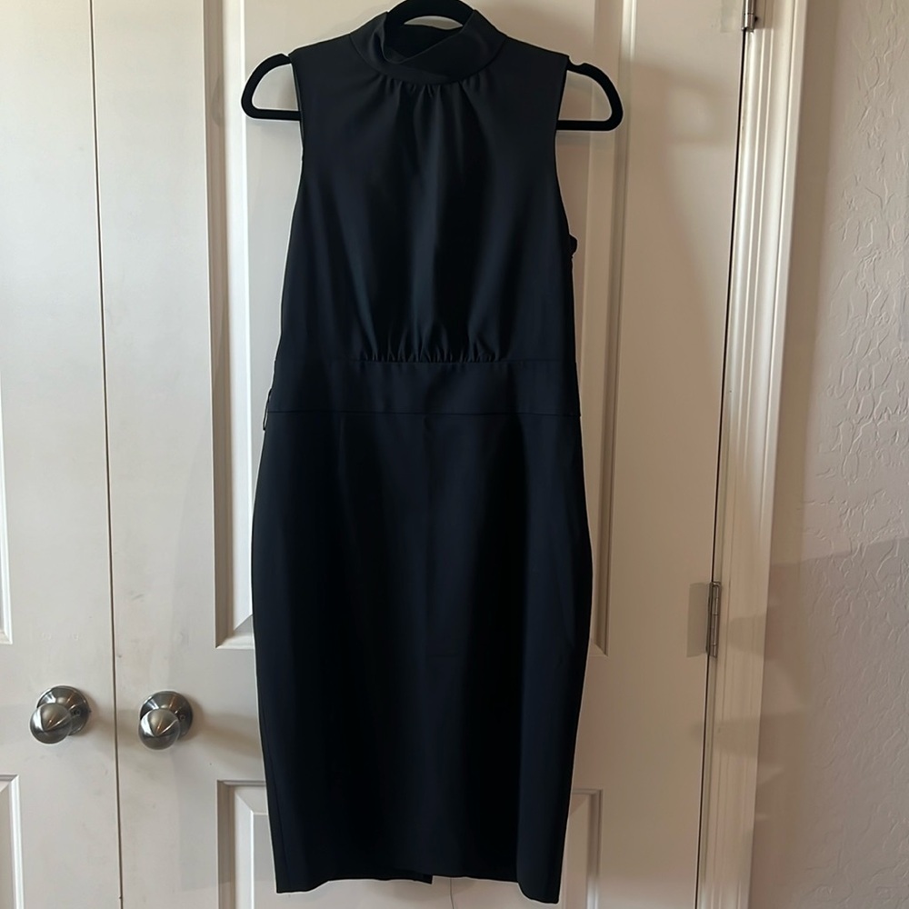 Club Monaco Mock Neck Wool Blend Dress